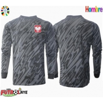 Camiseta Polonia Portero Visitante Equipación Eurocopa 2024 manga larga